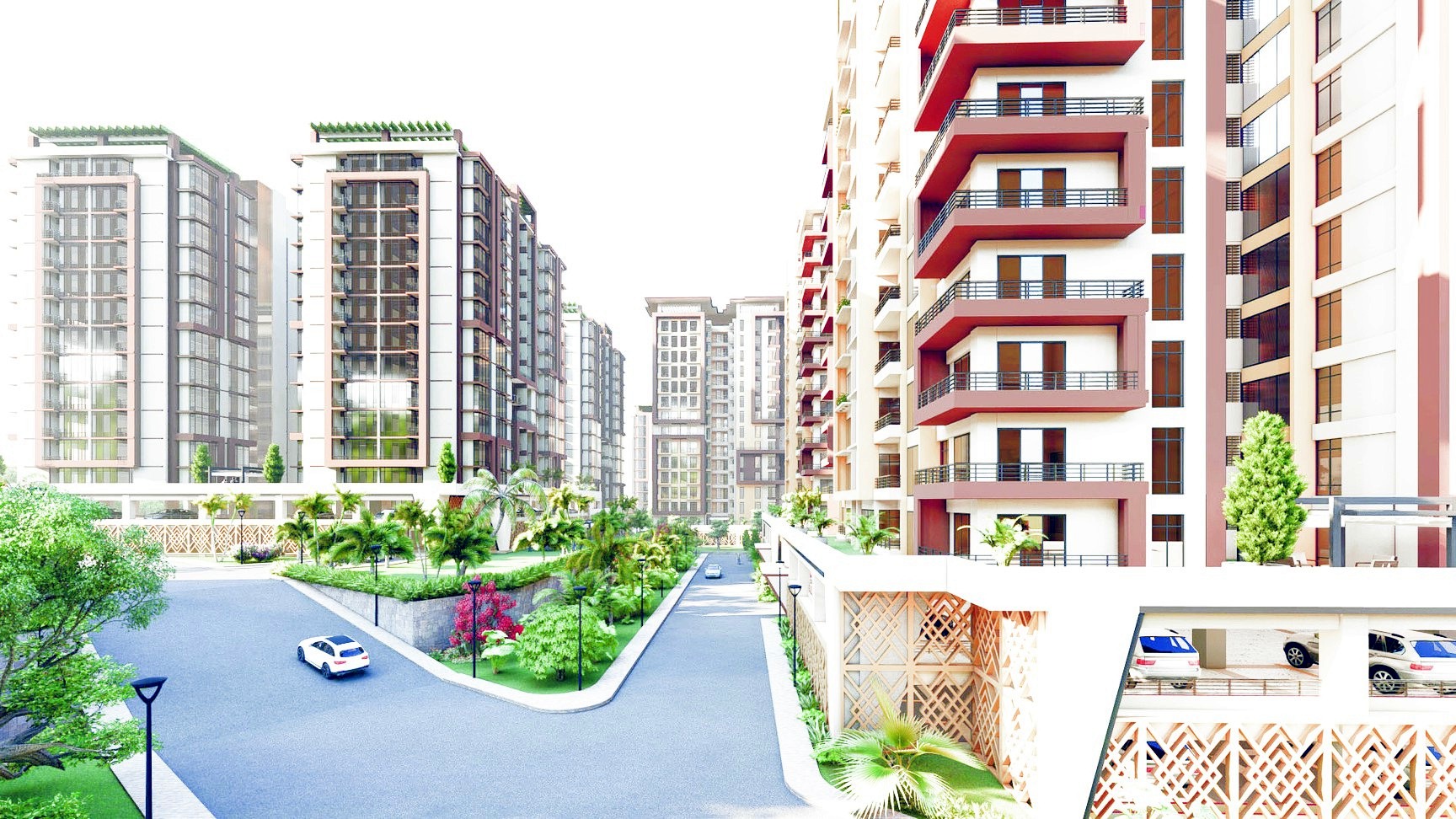 Nlongkak Estate project visualisation