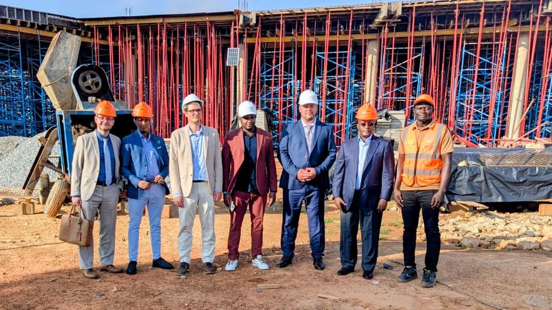 INFRACONS project team on an active construction site