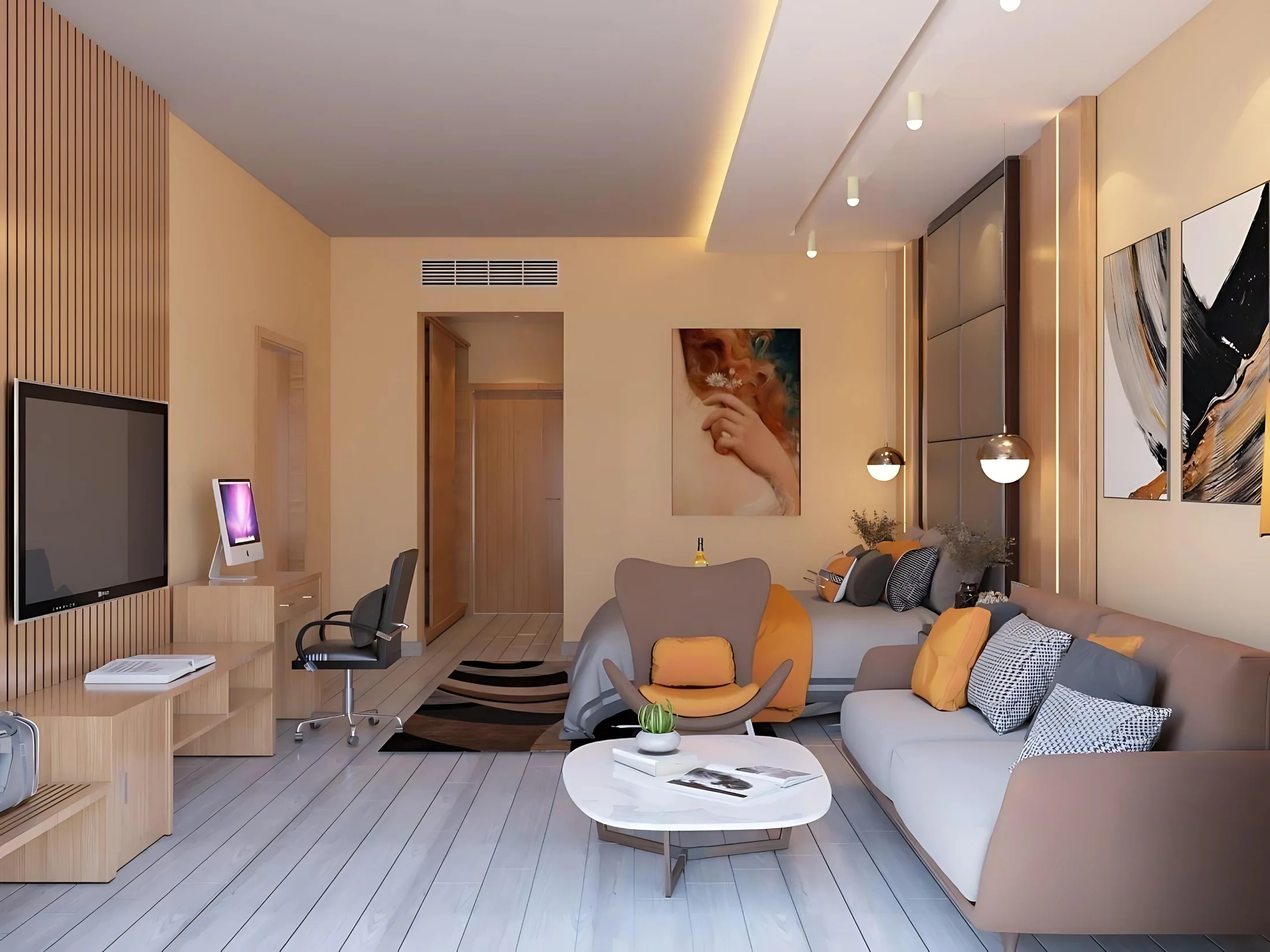 Residential interior from the INFRACONS project archive